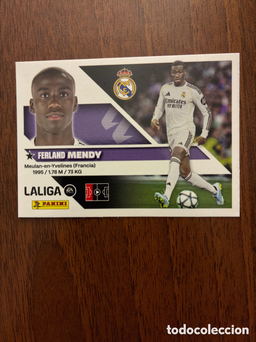 Cromos de Futebol: Cromo N&ordm; 10B Ferland Mendy - Real Madrid - Colecci&oacute;n Este Panini Liga 2026-27 - Impecable
