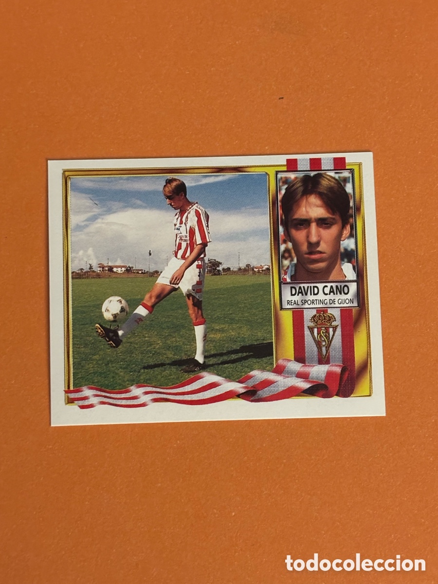 Cromos de f&uacute;tbol: DAVID CANO ( SPORTING GIJON ) ESTE 95/96 1995/96 Coloca muy dif&iacute;cil. Sin pegar.