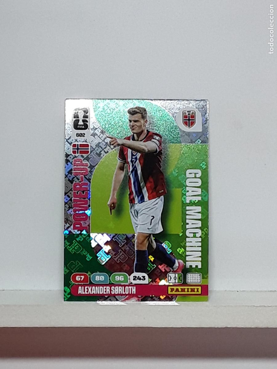 Cromos de f&uacute;tbol: ADRENALYN MUNDIAL 2026 WORLD CUP 26 ALBUM PANINI N 602 NORUEGA POWER MACHINE ALEXANDER SORLOTH