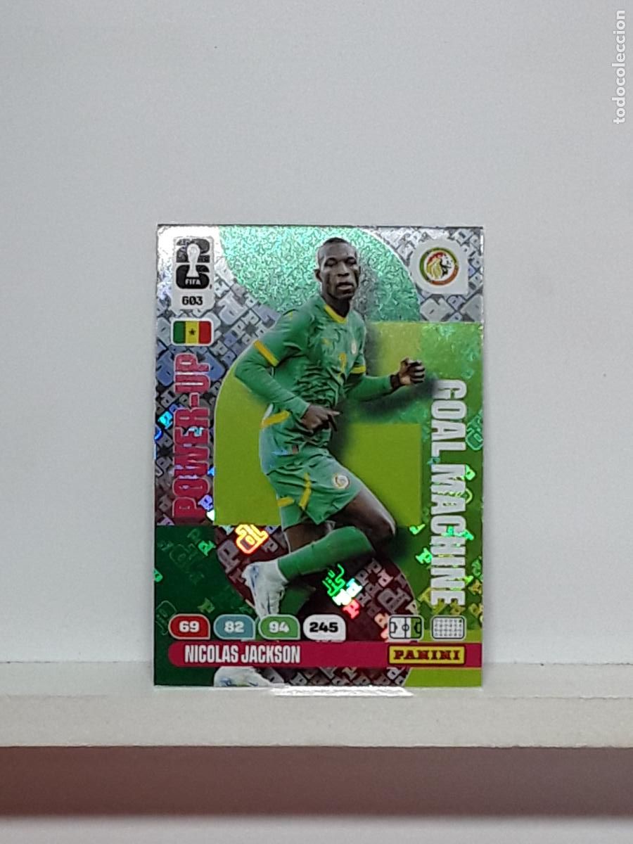 Cromos de f&uacute;tbol: ADRENALYN MUNDIAL 2026 WORLD CUP 26 ALBUM PANINI N 603 SENEGAL POWER MACHINE NICOLAS JACKSON