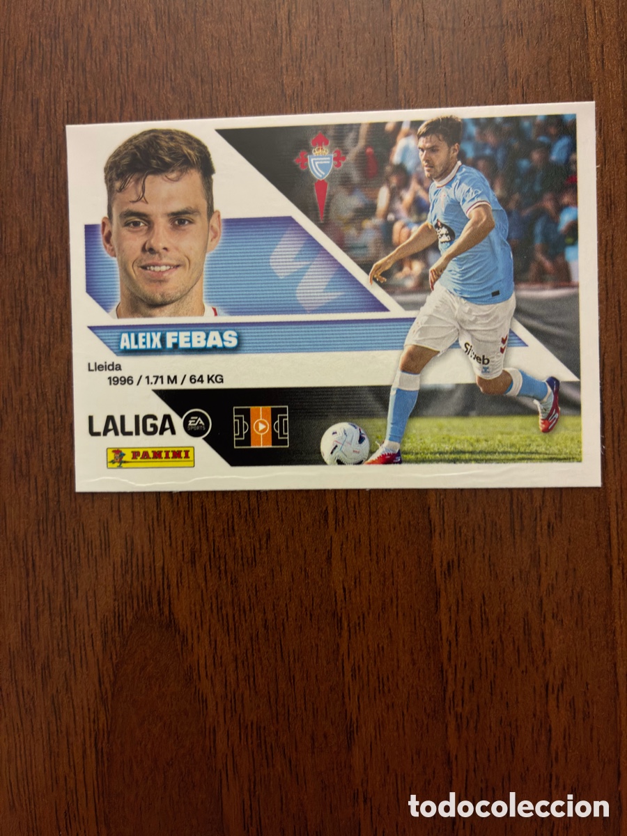 Football Stickers: Cromo N&ordm; 10 Aleix Febas (&Uacute;ltimos Fichajes) - RC Celta - Este Panini Liga 2026-27 - Impecable