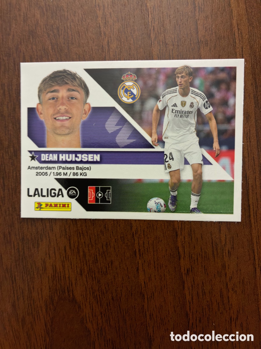 Cromos de f&uacute;tbol: Cromo N&ordm; 9 Dean Huijsen - Real Madrid - Colecci&oacute;n Este Panini Liga 2026-27 - Impecable