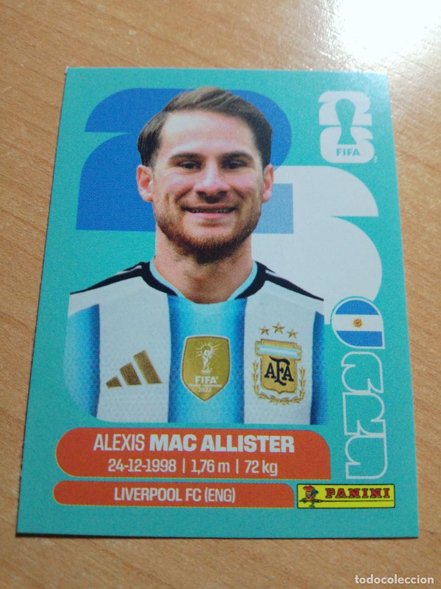 Fu&szlig;ball-Sticker: MAC ALLISTER ARG 9 ARGENTINA FIFA MUNDIAL 2026 WORLD CUP NUEVO