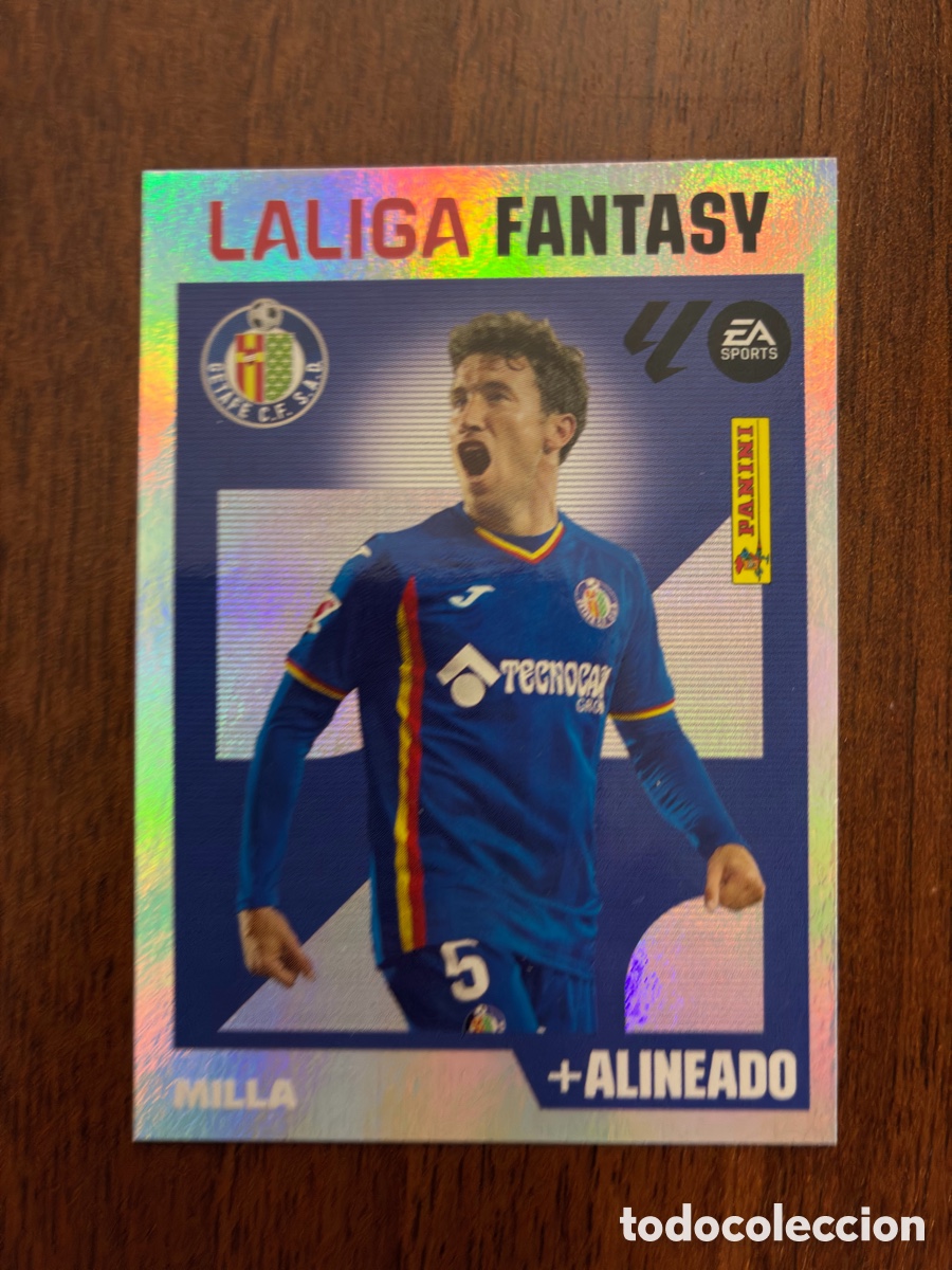 Fu&szlig;ball-Sticker: Cromo N&ordm; 8 Milla (LALIGA FANTASY Metalizado) - Getafe CF - Este Liga 2026-27 - Impecable