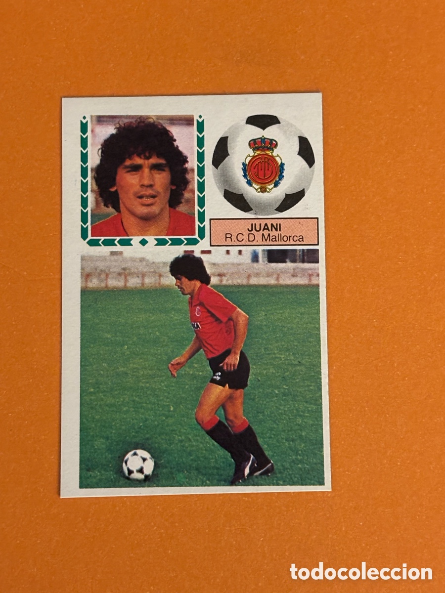 Fu&szlig;ball-Sticker: Mallorca - Juani - Fichaje 25 - Ediciones Este 1983-1984, 83-84