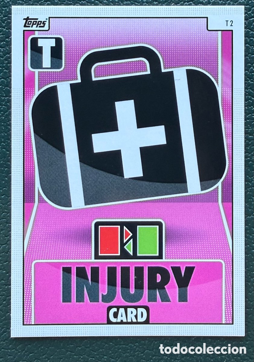 Cromos de f&uacute;tbol: T2 INJURY FICHAS ALBUM TOPPS CHAMPIONS LEAGUE MATCH ATTAX 2021 2022 21 22