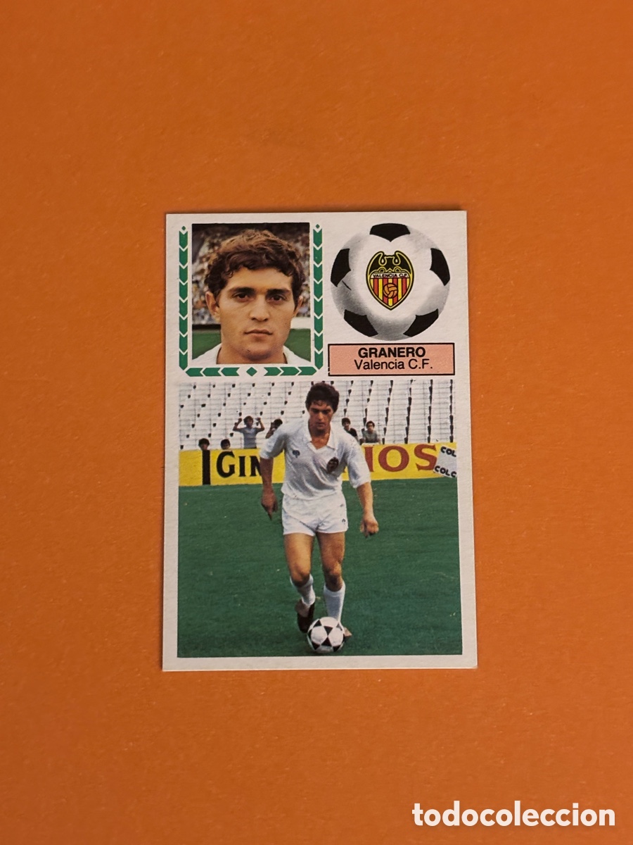 Fu&szlig;ball-Sticker: Valencia - Granero - COLOCA - Ediciones Este Liga 1983-1983, 83-84 - Nunca pegado