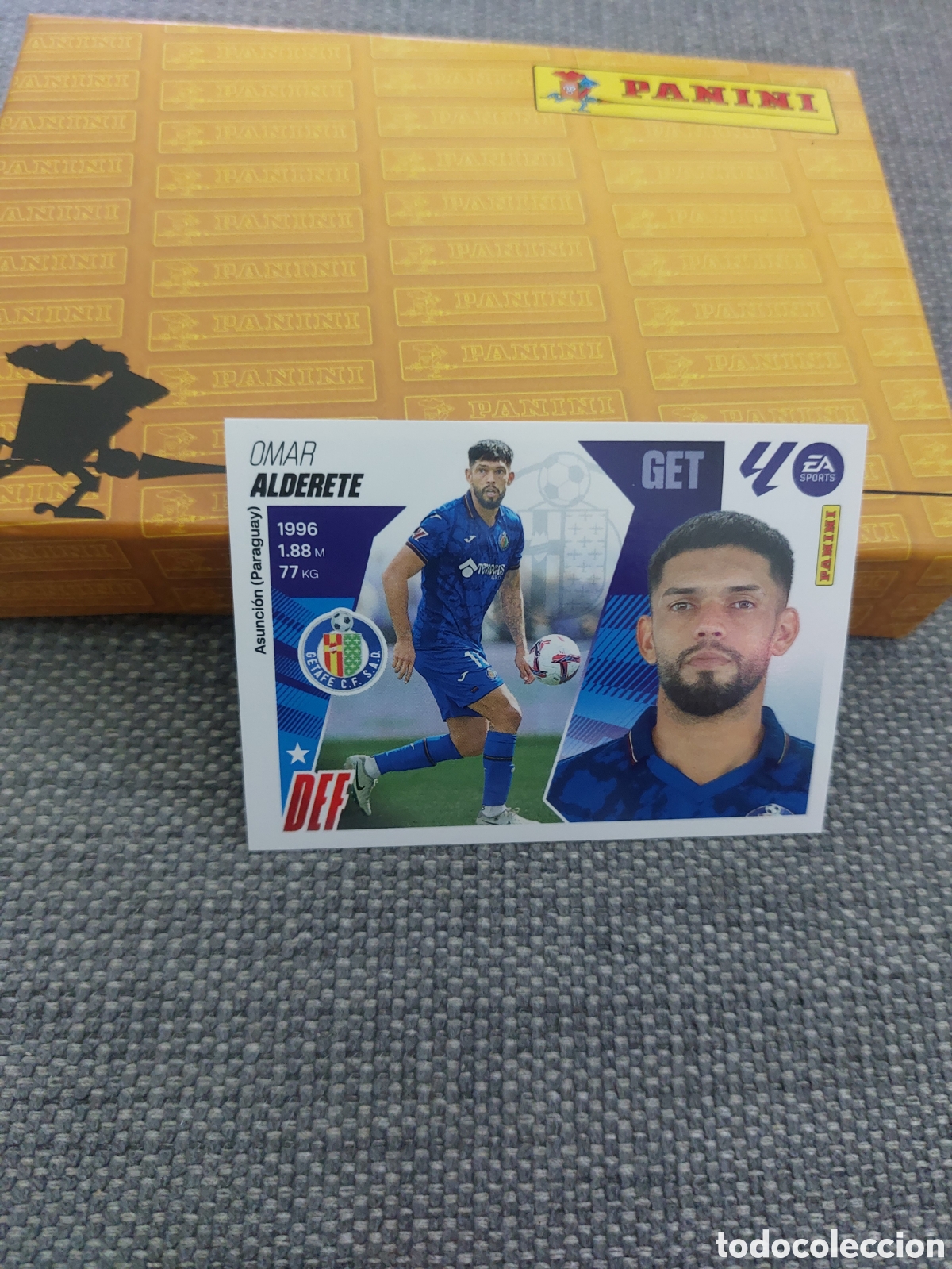 Cromos de f&uacute;tbol: 7 ALDERETE GETAFE PANINI LIGA ESTE 25 26 2025 2026