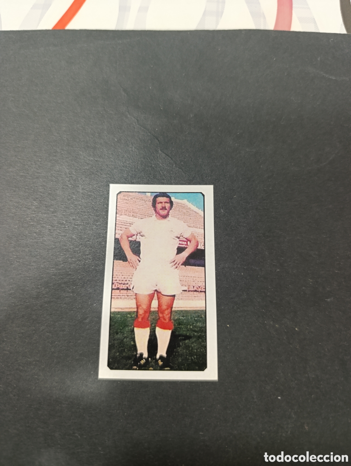 Cromos de f&uacute;tbol: Cromo Plaza Sevilla Liga Este 77 78, ampliaci&oacute;n de la colecci&oacute;n.