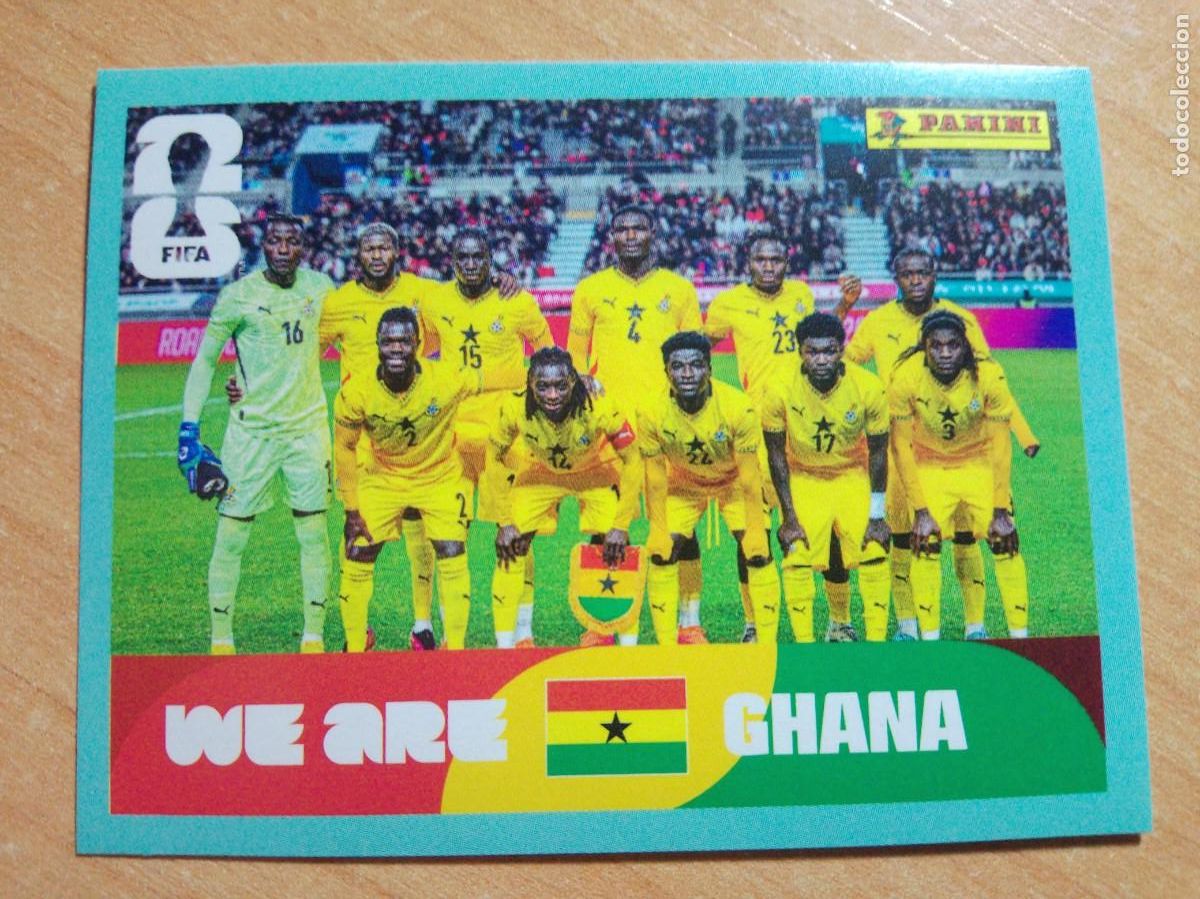 Cromos de f&uacute;tbol: GHA 13 SELECCION GHANA MUNDIAL FIFA WORLD CUP 2026 26 PANINI STICKERS NUEVO