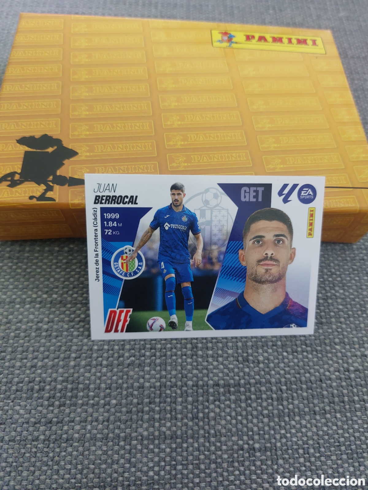 Cromos de f&uacute;tbol: 9B 9 B BERROCAL GETAFE PANINI LIGA ESTE 25 26 2025 2026