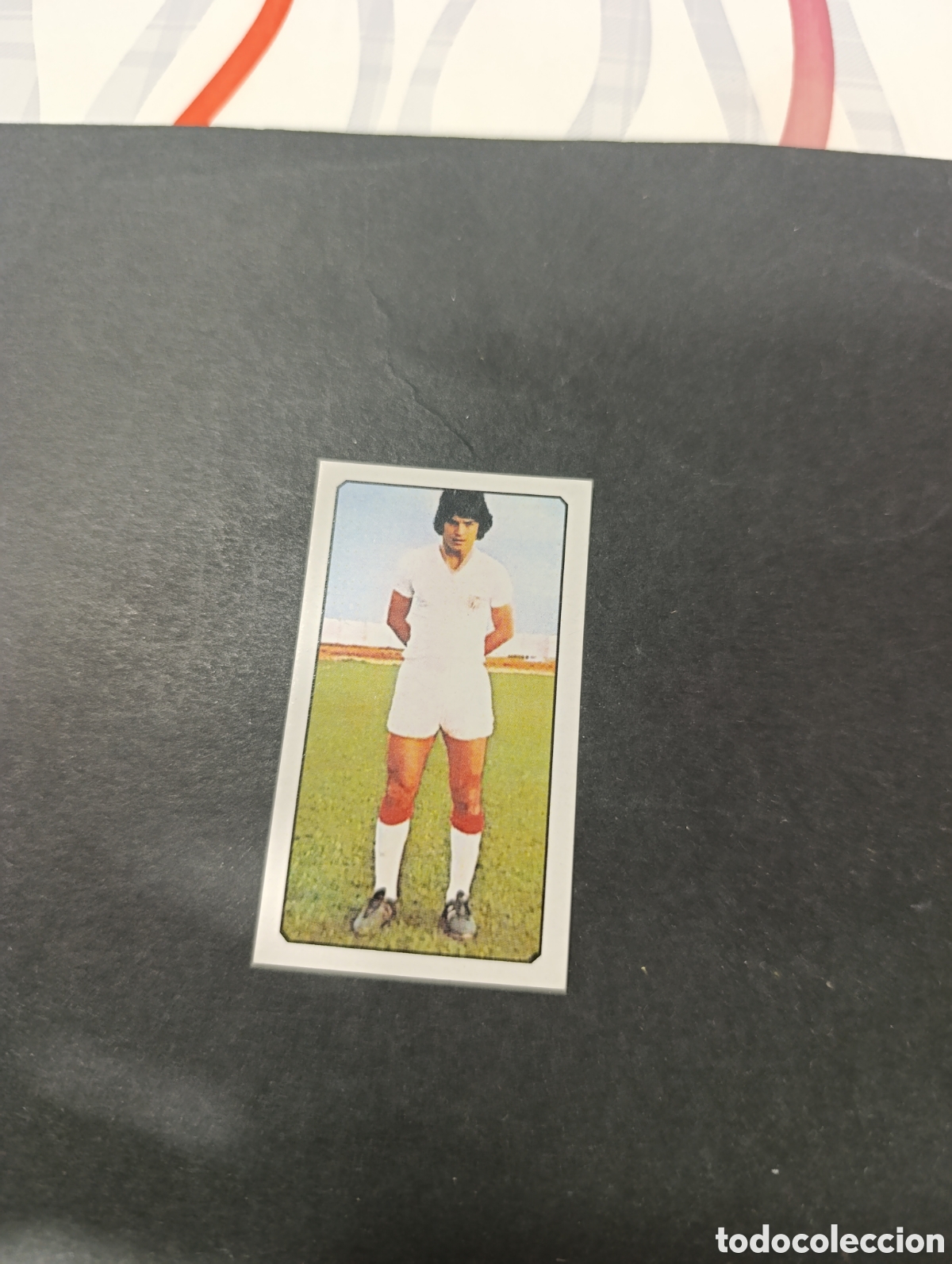 Cromos de f&uacute;tbol: Cromo M&oacute;digo Sevilla Liga Este 77 78, ampliaci&oacute;n de la colecci&oacute;n.