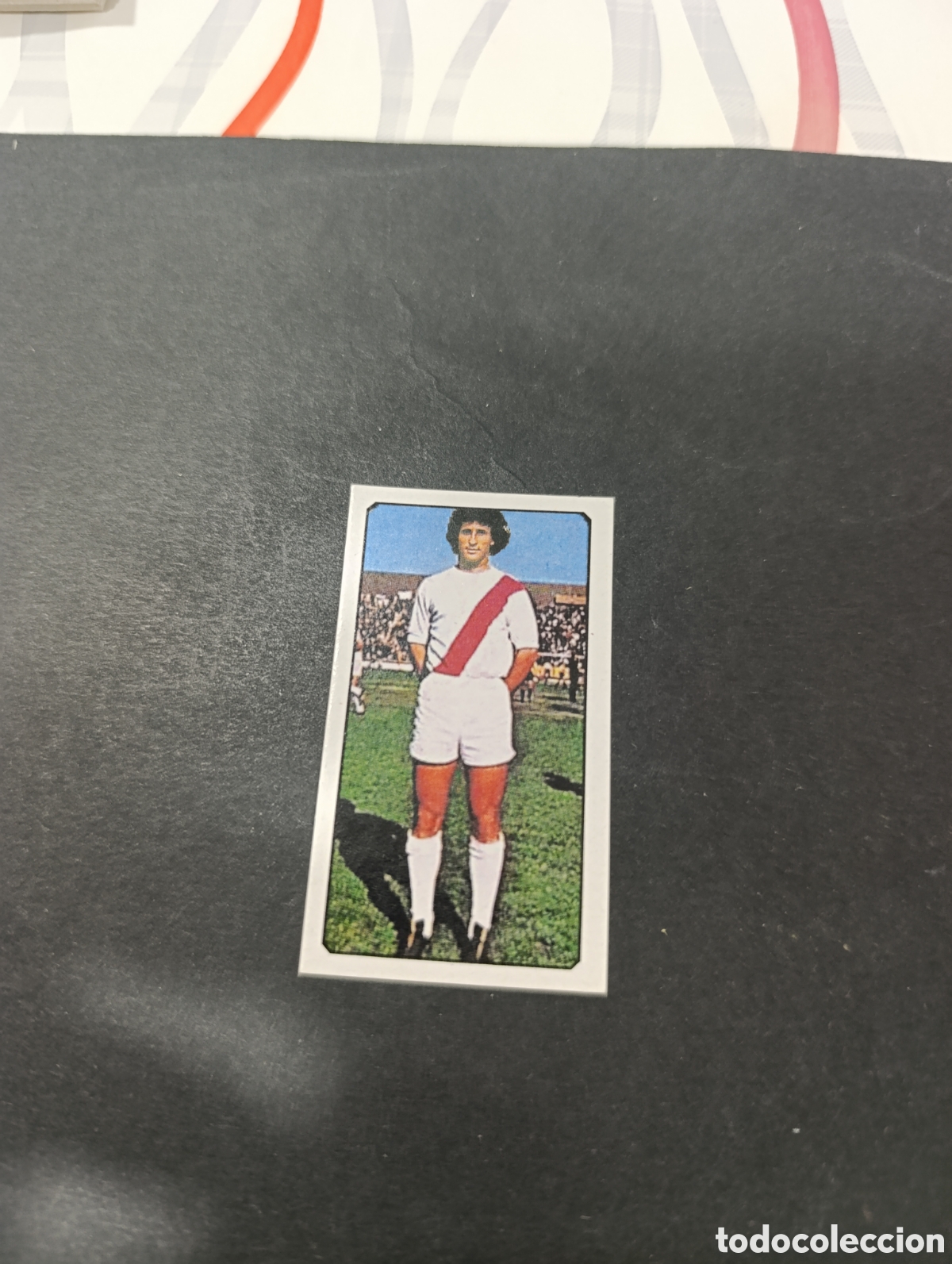 Cromos de f&uacute;tbol: Cromo Astegiano Rayo Vallecano Liga Este 77 78, ampliaci&oacute;n de la colecci&oacute;n.
