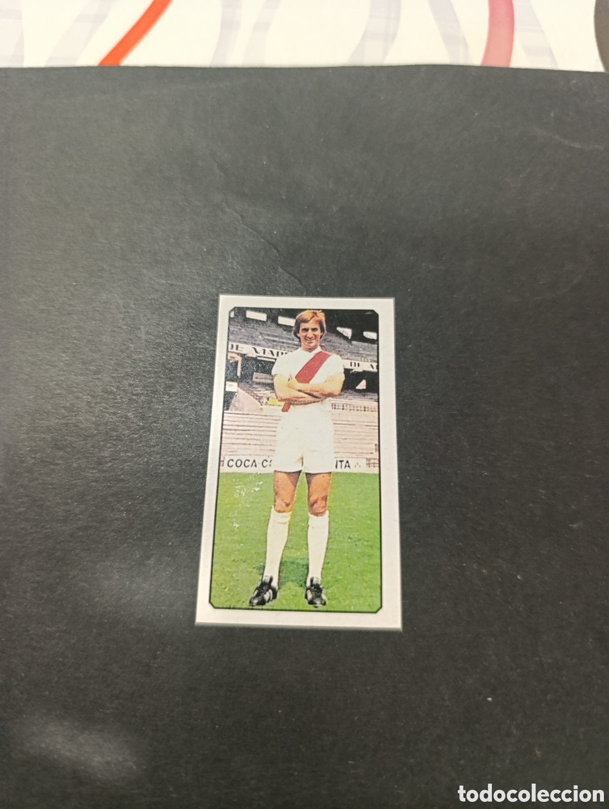 Cromos de f&uacute;tbol: Cromo Ferm&iacute;n Rayo Vallecano Liga Este 77 78, ampliaci&oacute;n de la colecci&oacute;n.