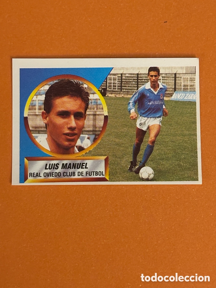 Cromos de f&uacute;tbol: Luis Manuel Oviedo 88 89. Liga Este 1988 1989. Sin Pegar