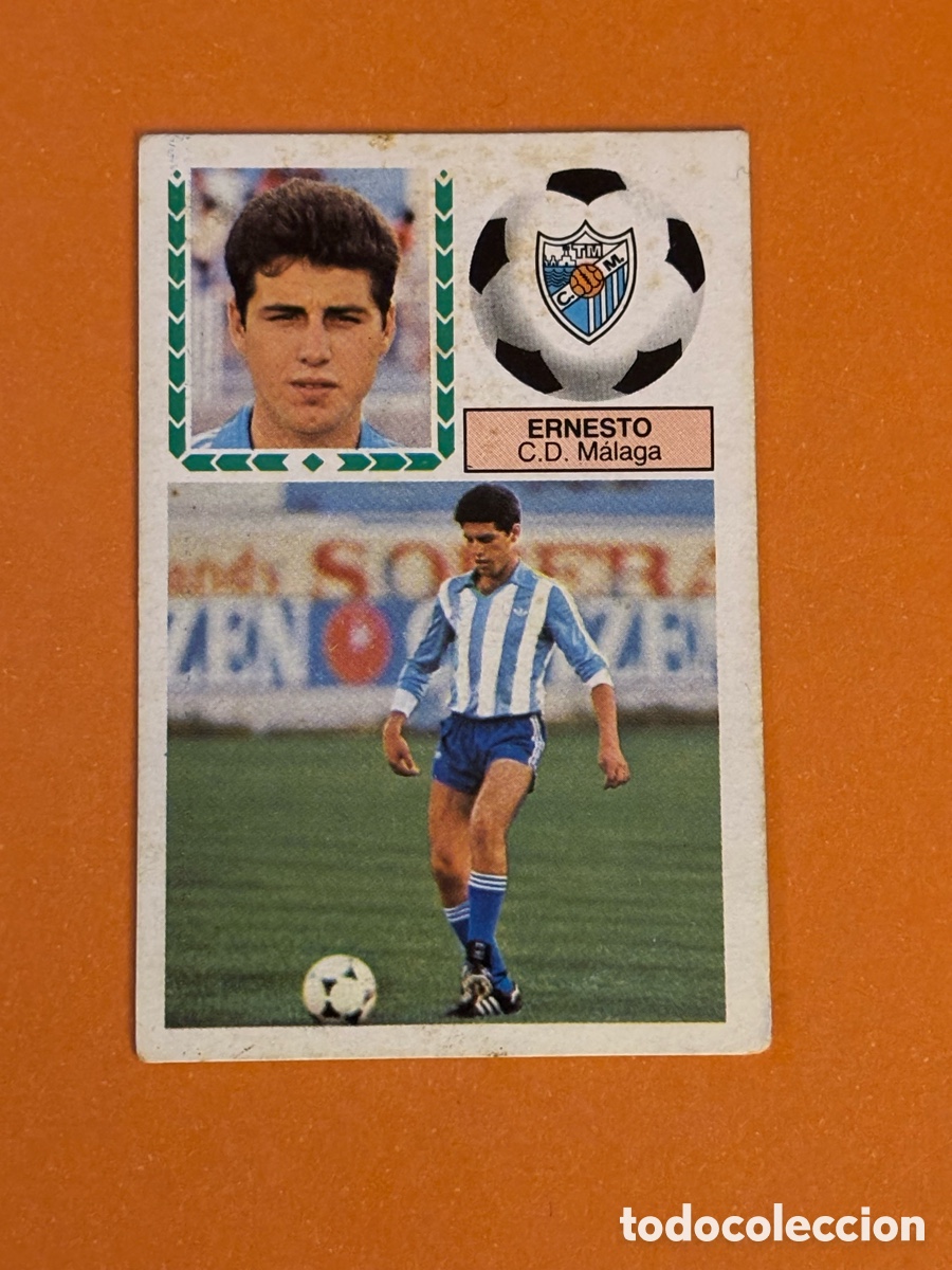 Cromos de f&uacute;tbol: ERNESTO FICHAJE 9 BIS CD M&Aacute;LAGA, SIN PEGAR EDICIONES ESTE 1983-1984 83-84