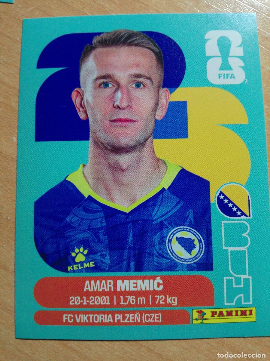 Cromos de f&uacute;tbol: BIH 16 AMAR MEMIC BOSNIA HERZEGOVINA MUNDIAL FIFA WORLD CUP 2026 26 PANINI STICKERS NUEVO
