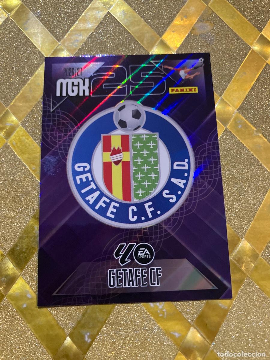 Figurine di Calcio: CROMO DE FUTBOL NUMERO 181 ESCUDO DEL GETAFE LIGA 2026 2027 MEGACRAKS MGK PANINI !