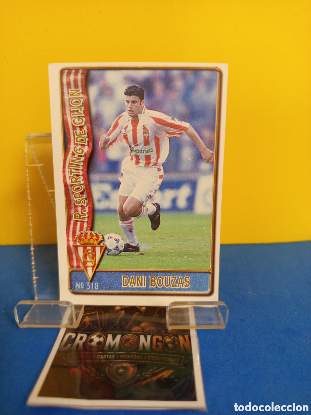 Cromos de f&uacute;tbol: ❇️ CROMO ⚽ CARD 318 DANI BOUZAS SPORTING DE GIJ&Oacute;N FICHAS DE LA LIGA 96 97 1996 1997 MUNDICROMO ❇️