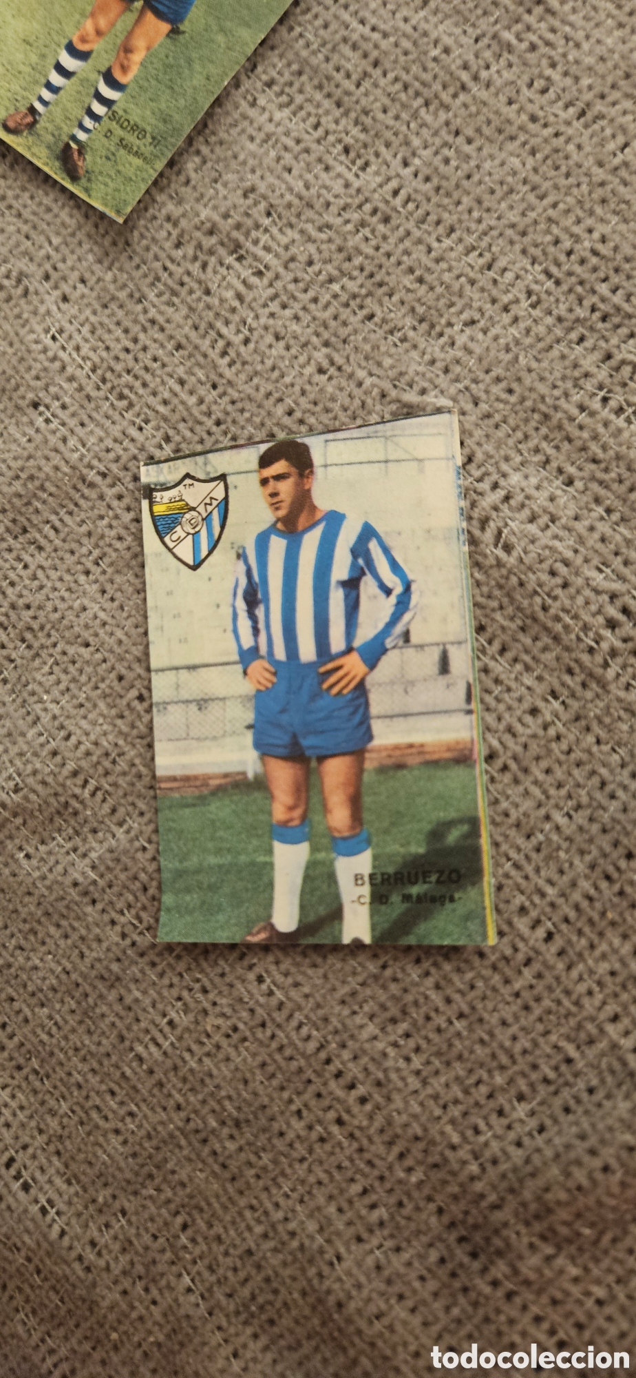 Cromos de f&uacute;tbol: Berruezo malaga disgra fher 1967 1968 67 68 campeonato liga despegado