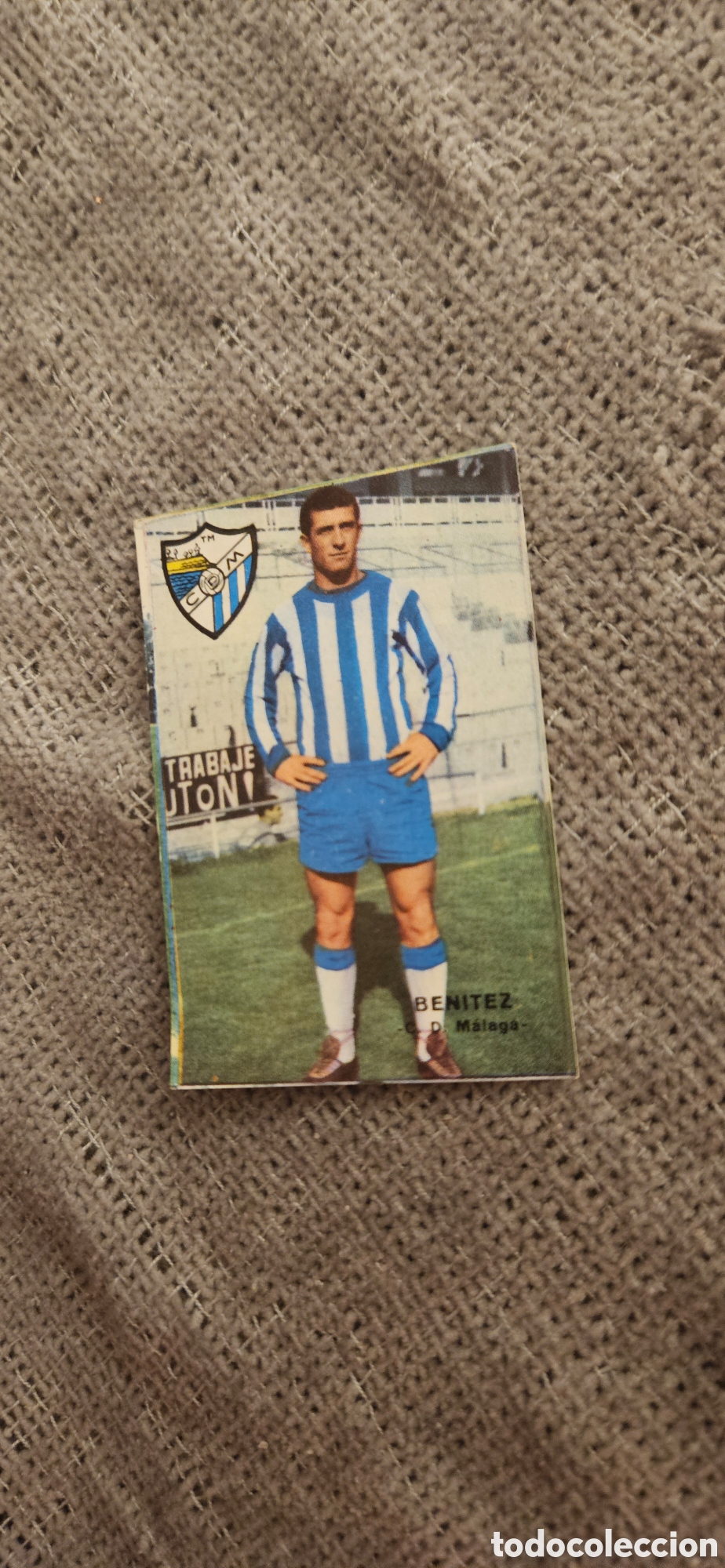 Cromos de f&uacute;tbol: Ben&iacute;tez malaga disgra fher 1967 1968 67 68 campeonato liga despegado