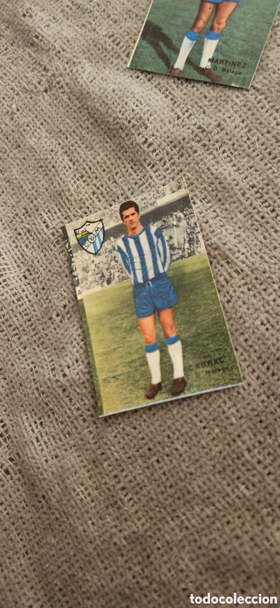 Cromos de f&uacute;tbol: Cabral malaga disgra fher 1967 1968 67 68 campeonato liga despegado