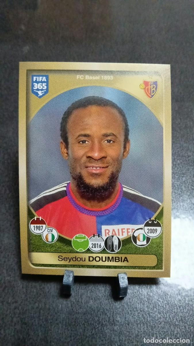 Cromos de f&uacute;tbol: Doumbia 229 Basel Basilea 2016 2017 Fifa 365 Sin Pegar