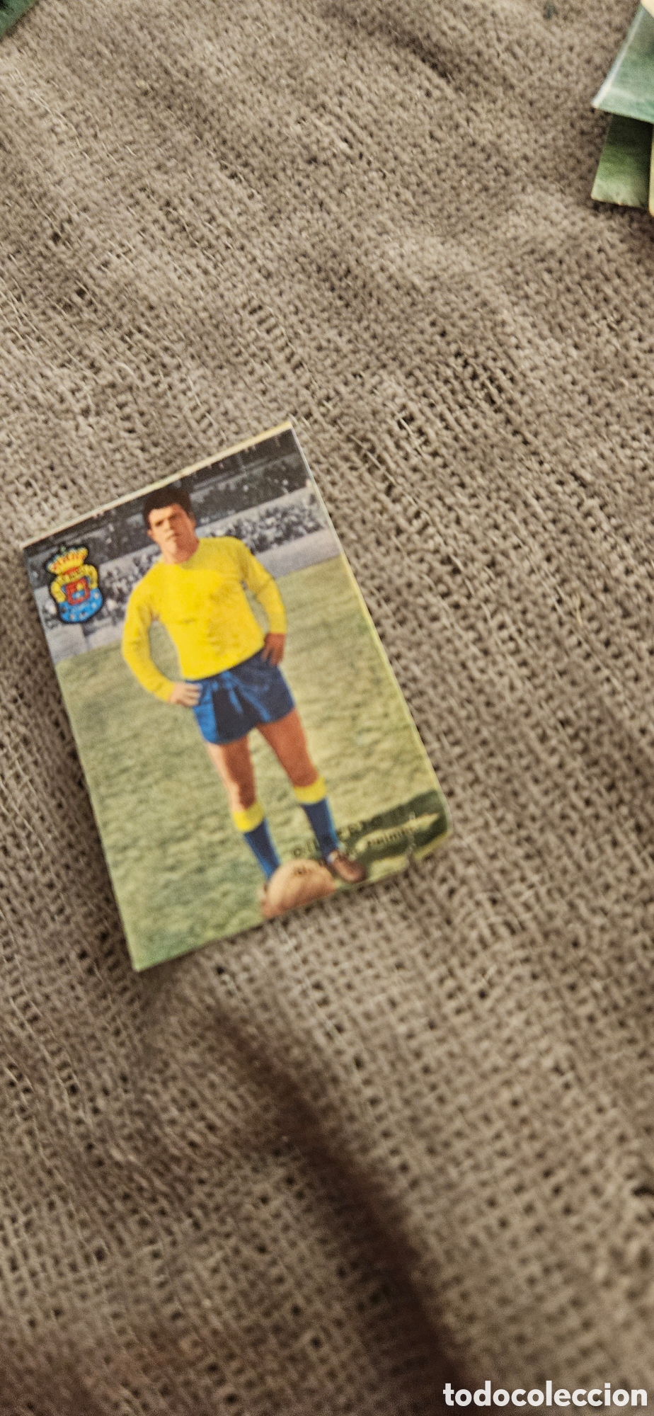 Cromos de f&uacute;tbol: Gilberto II LAS palmas disgra fher 1967 1968 67 68 campeonato liga despegado