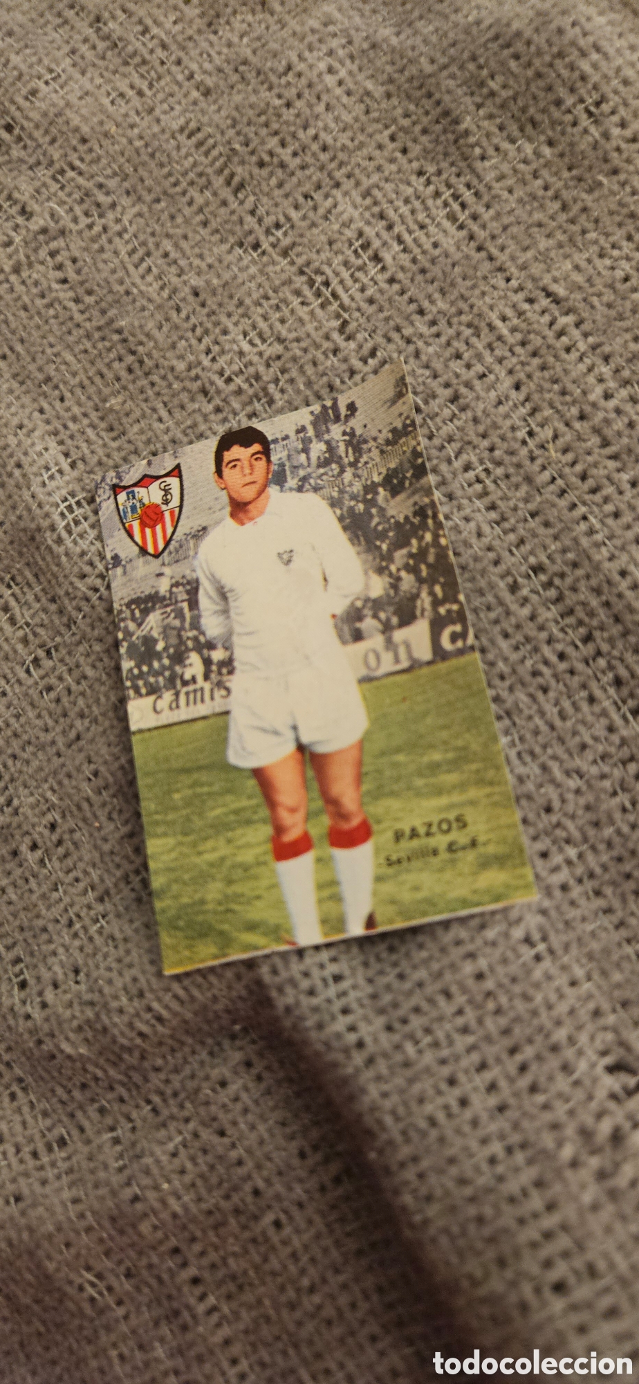Cromos de f&uacute;tbol: Pazos Sevilla disgra fher 1967 1968 67 68 campeonato liga despegado