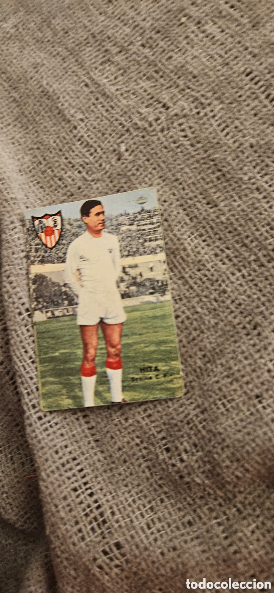 Cromos de f&uacute;tbol: Hita Sevilla disgra fher 1967 1968 67 68 campeonato liga despegado