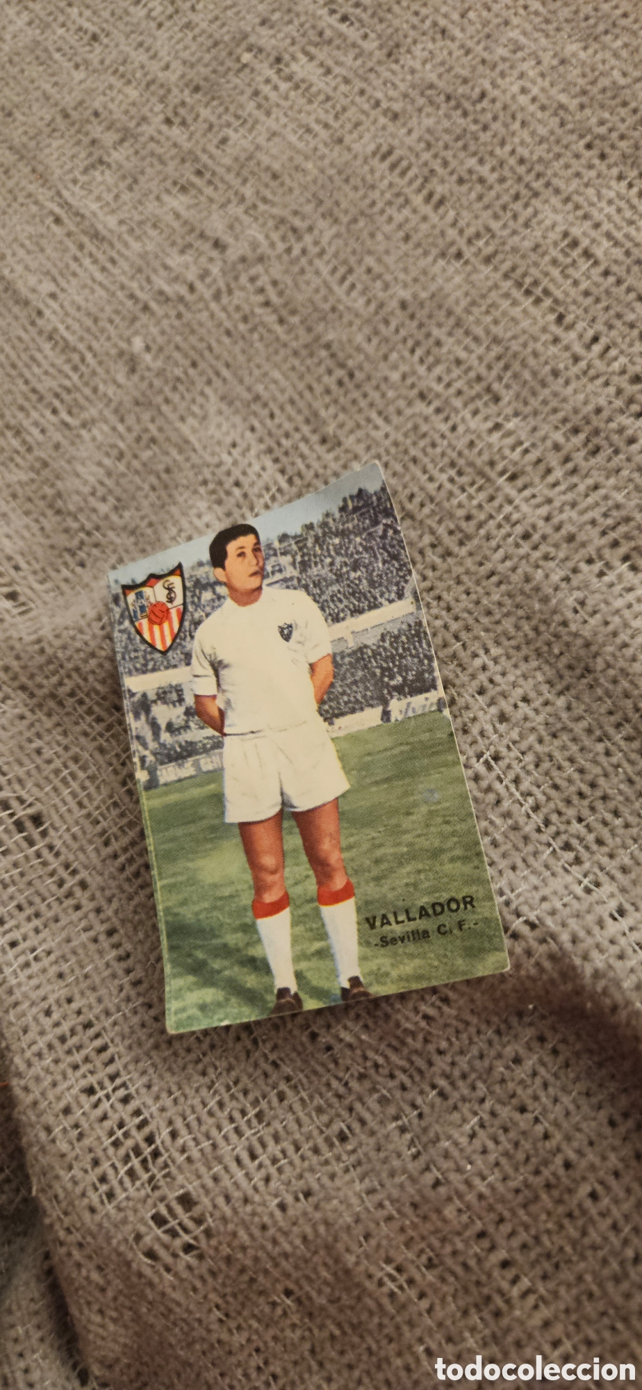 Cromos de f&uacute;tbol: Vallador Sevilla disgra fher 1967 1968 67 68 campeonato liga despegado