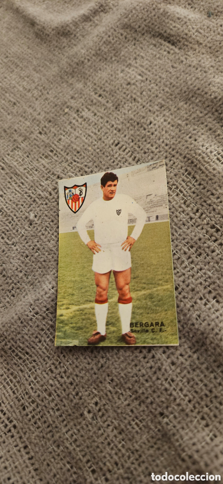 Cromos de f&uacute;tbol: Bergara Sevilla disgra fher 1967 1968 67 68 campeonato liga despegado