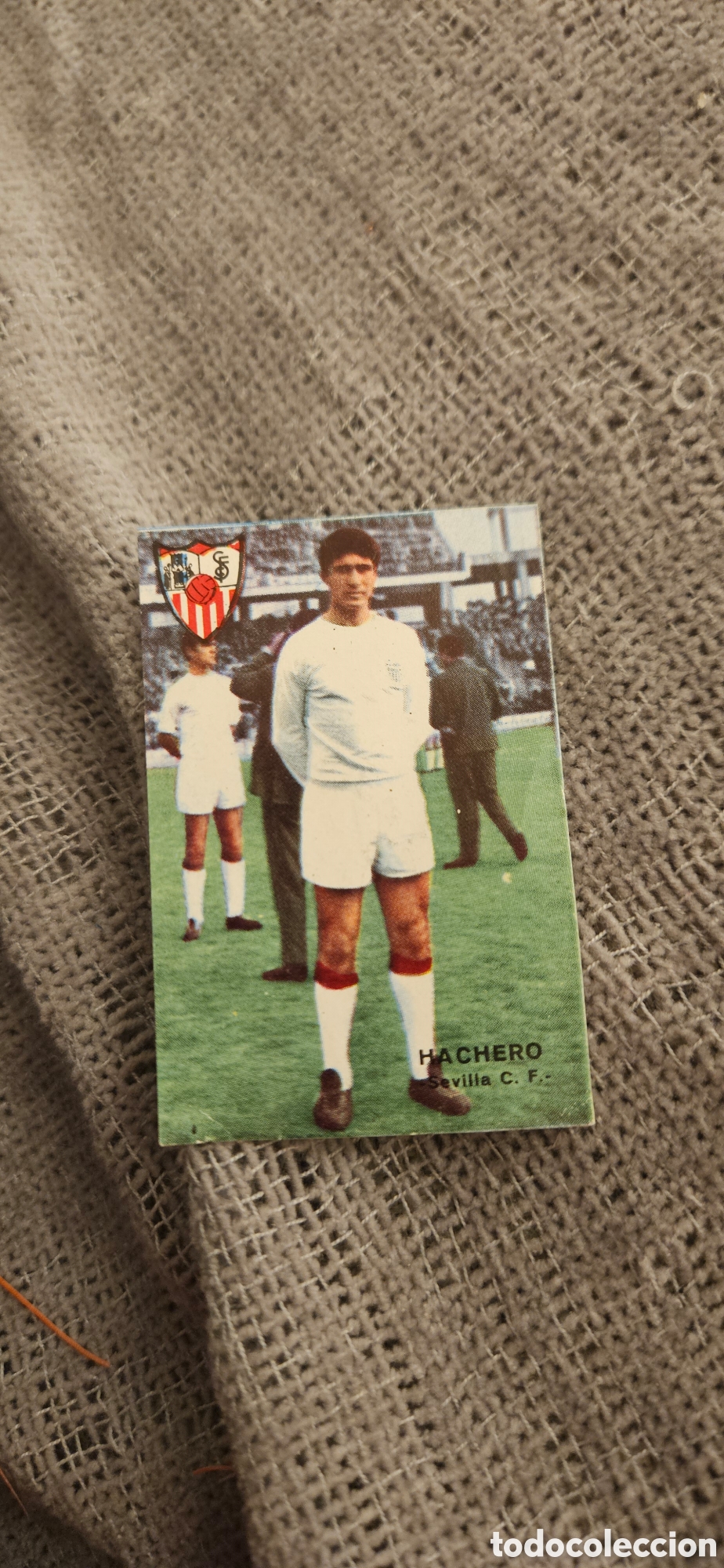 Cromos de f&uacute;tbol: Hachero Sevilla disgra fher 1967 1968 67 68 campeonato liga despegado