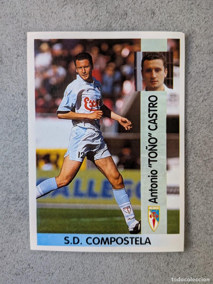 Cromos de f&uacute;tbol: Panini Liga 96/97 96 97 1996 1997 148 To&ntilde;o Castro SD Compostela baja nuevo nunca pegado