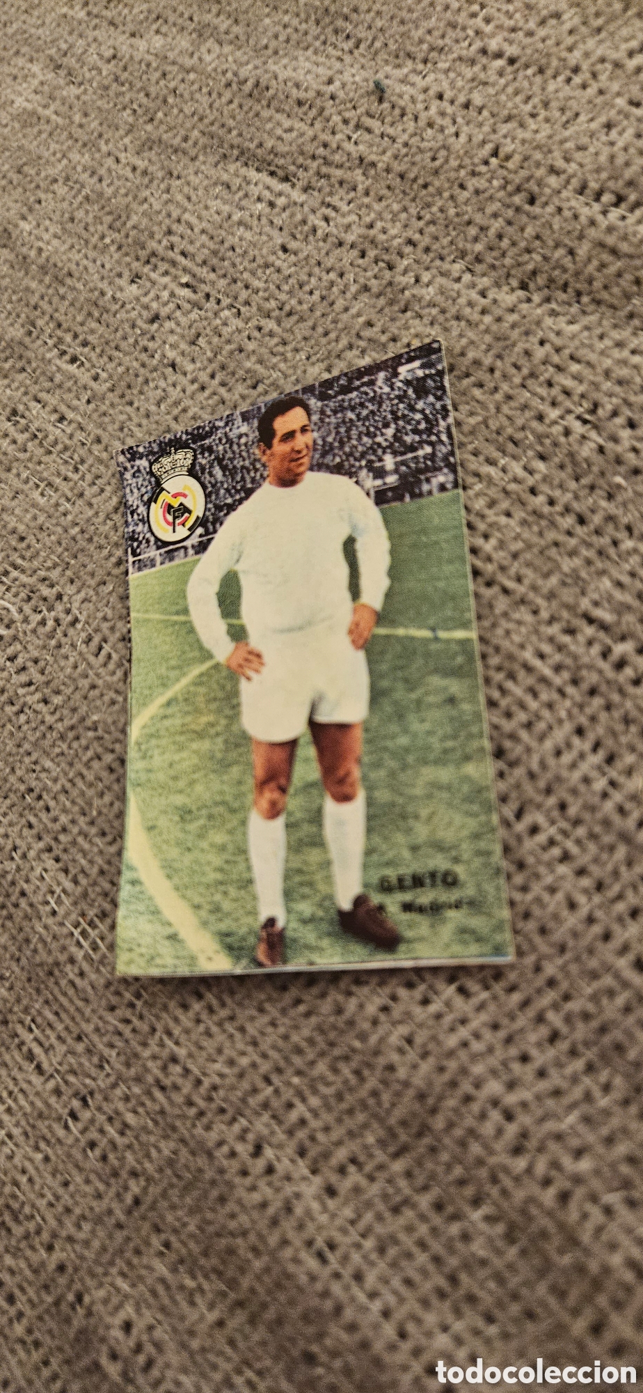 Cromos de f&uacute;tbol: Gento real Madrid disgra fher 1967 1968 67 68 campeonato liga despegado