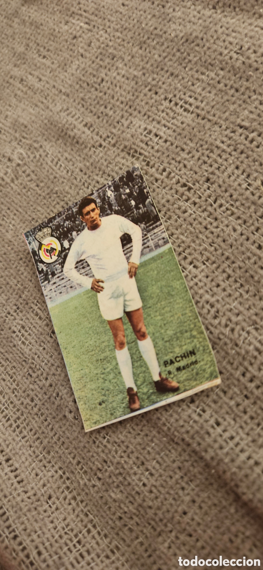 Cromos de f&uacute;tbol: Pachin real Madrid disgra fher 1967 1968 67 68 campeonato liga despegado