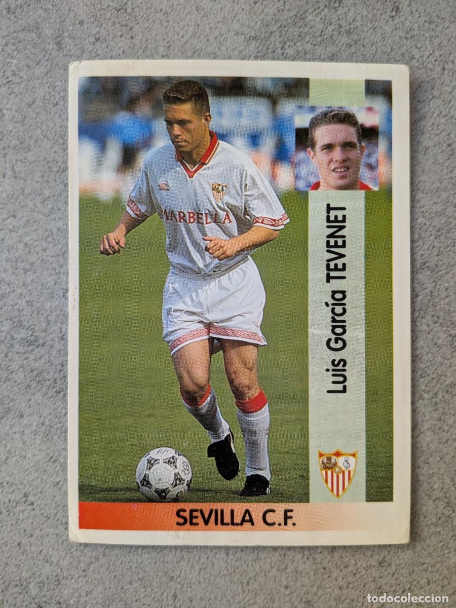 Cromos de f&uacute;tbol: Panini Liga 96/97 96 97 1996 1997 222 Luis Garcia Tevenet Sevilla FC baja nuevo nunca pegado