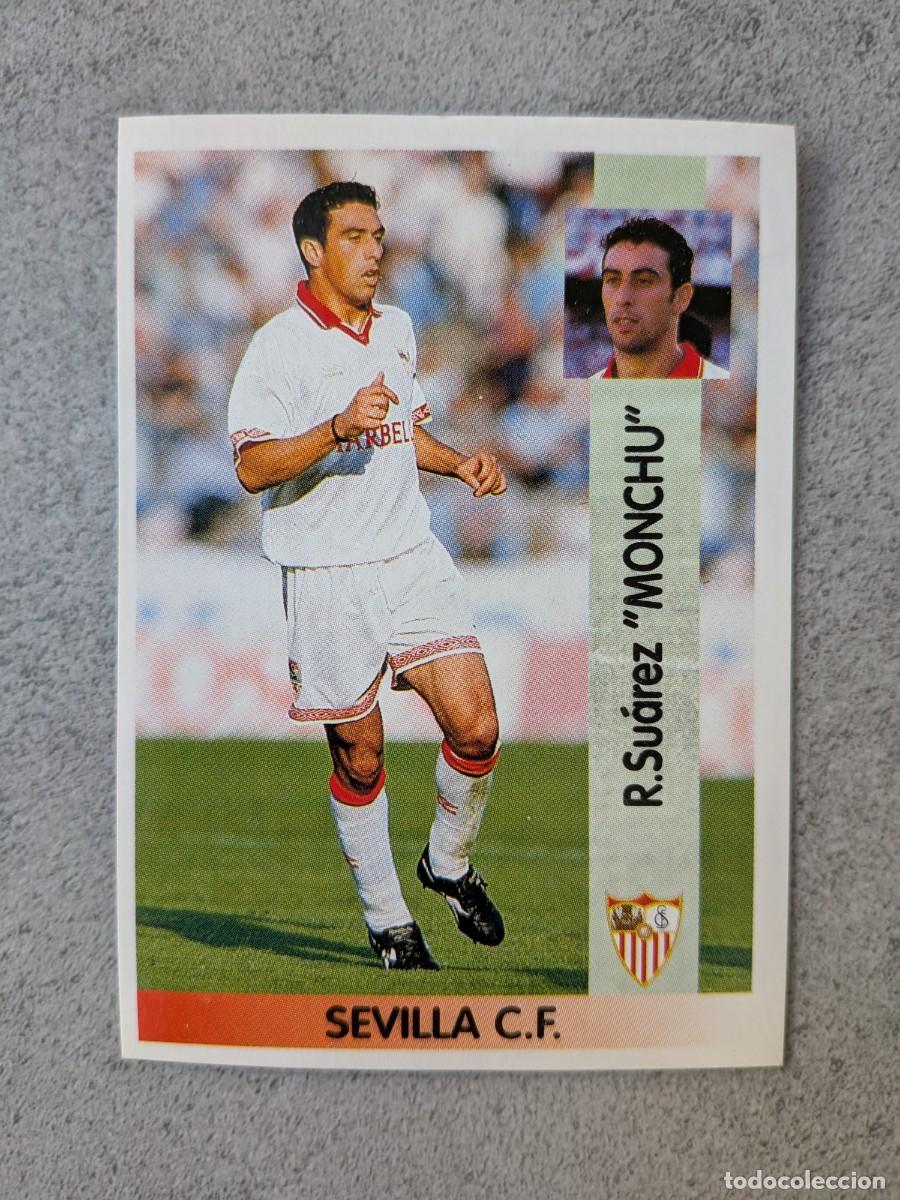 Cromos de f&uacute;tbol: Panini Liga 96/97 96 97 1996 1997 223 Ramon Suarez Monchu Sevilla FC baja nuevo nunca pegado