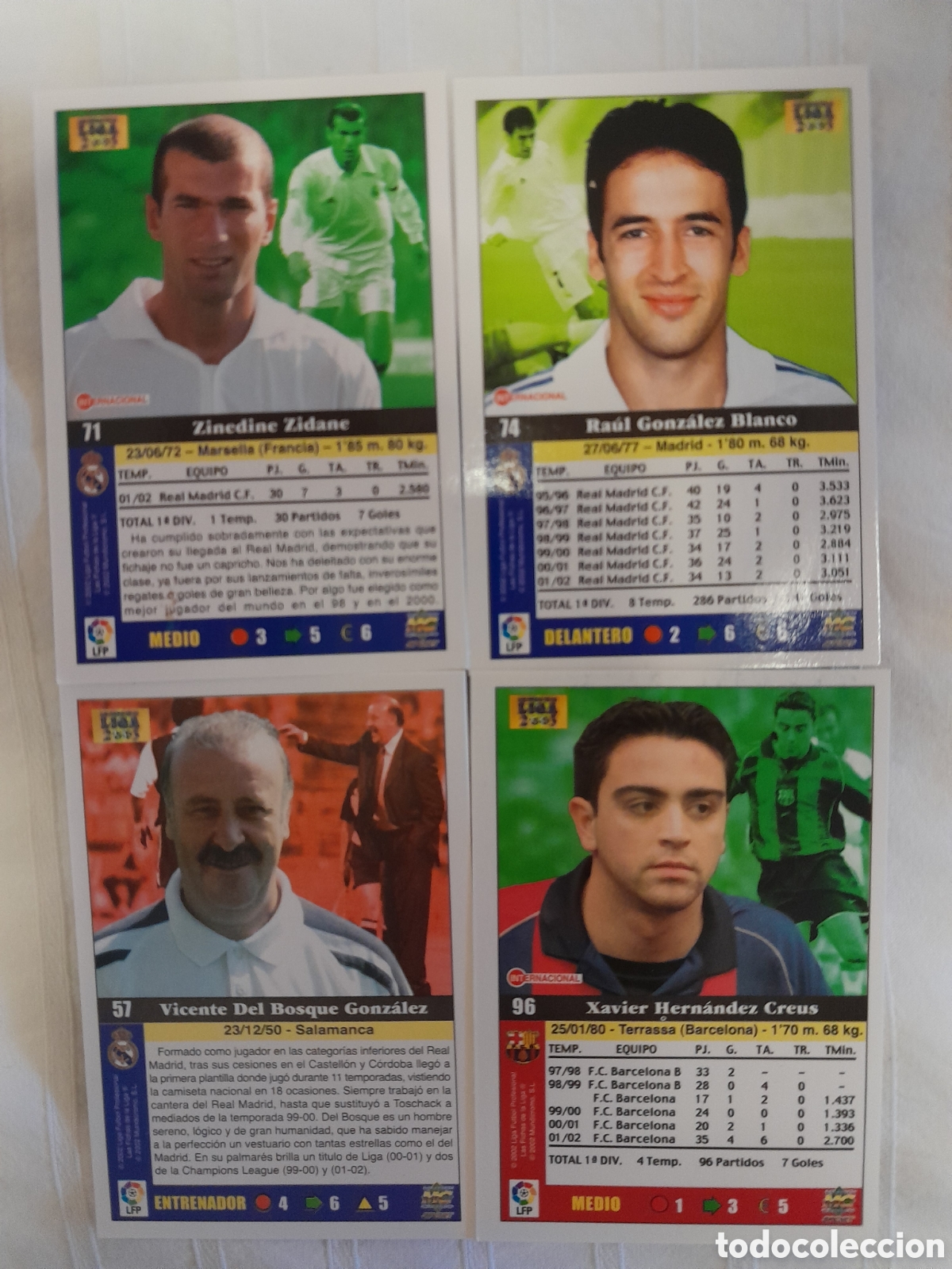 Cartes &agrave; collectionner de Football: 340 Fichas la Liga 2002/03, cartas y cromos.
