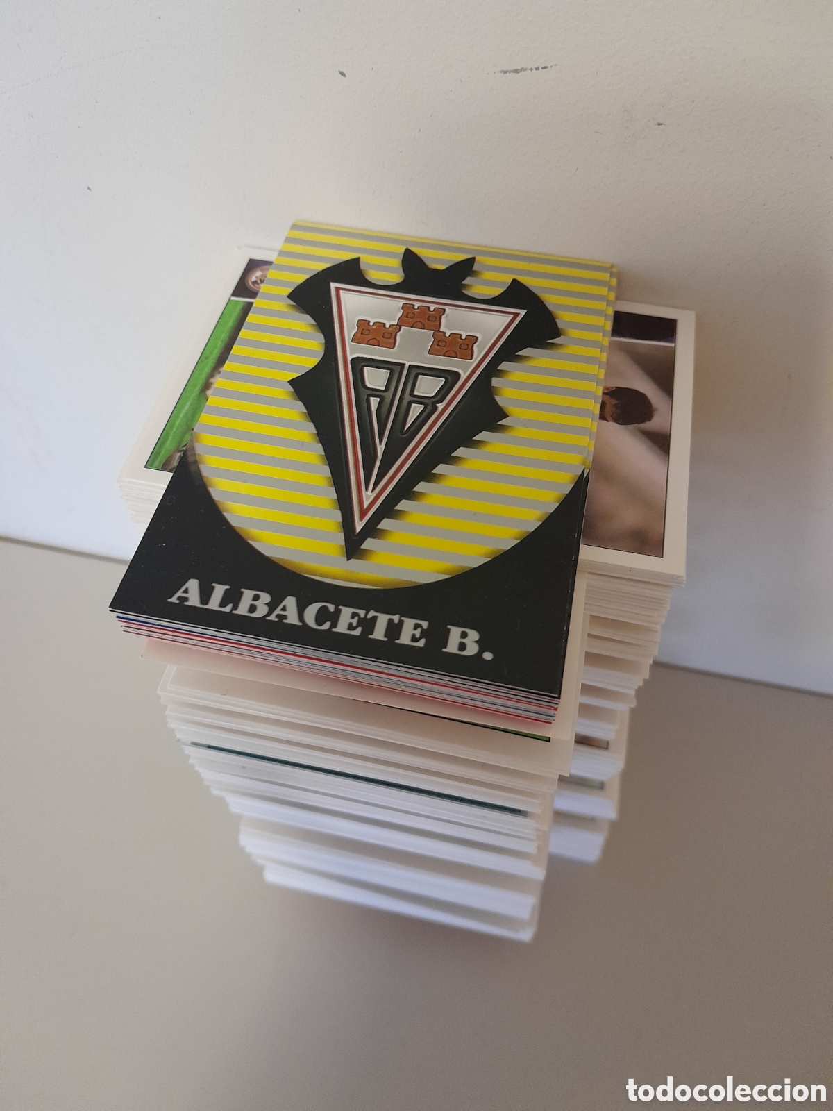 Cromos de f&uacute;tbol: 340 Fichas de la Liga 2002/03, cartas y cromos.