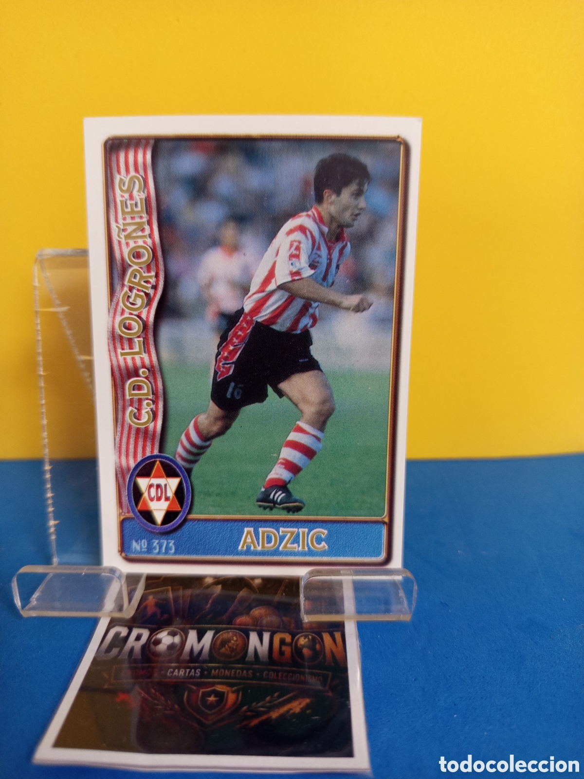 Figurine di Calcio: ❇️ CROMO ⚽ CARD 373 ADZIC LOGRO&Ntilde;&Eacute;S FICHAS DE LA LIGA 96 97 1996 1997 MUNDICROMO SPORT ❇️