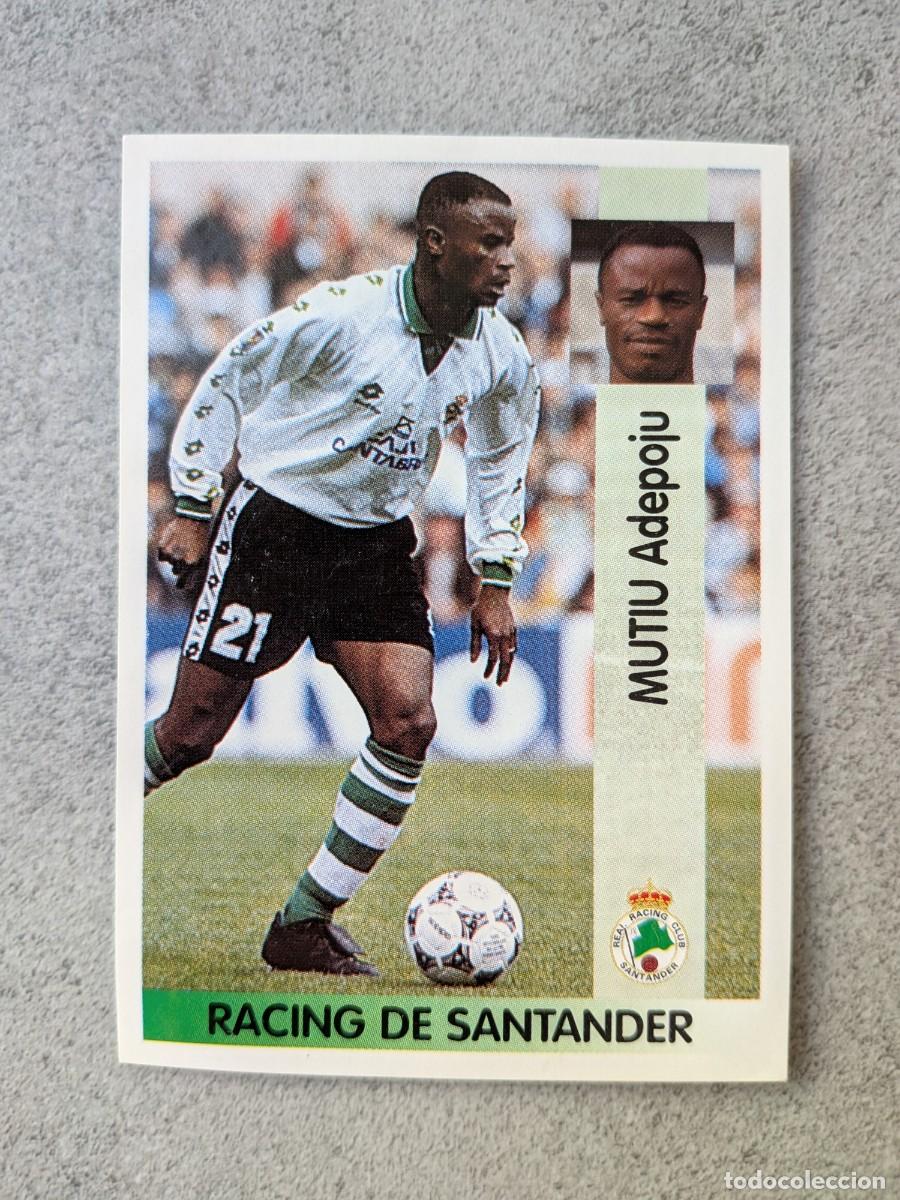 Cromos de f&uacute;tbol: Panini Liga 96/97 96 97 1996 1997 269 Mutiu Adepoju Racing Santander baja nuevo nunca pegado