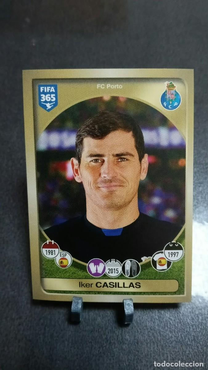 Cromos de f&uacute;tbol: Casillas 18 Porto Oporto 2016 2017 Fifa 365 Sin Pegar