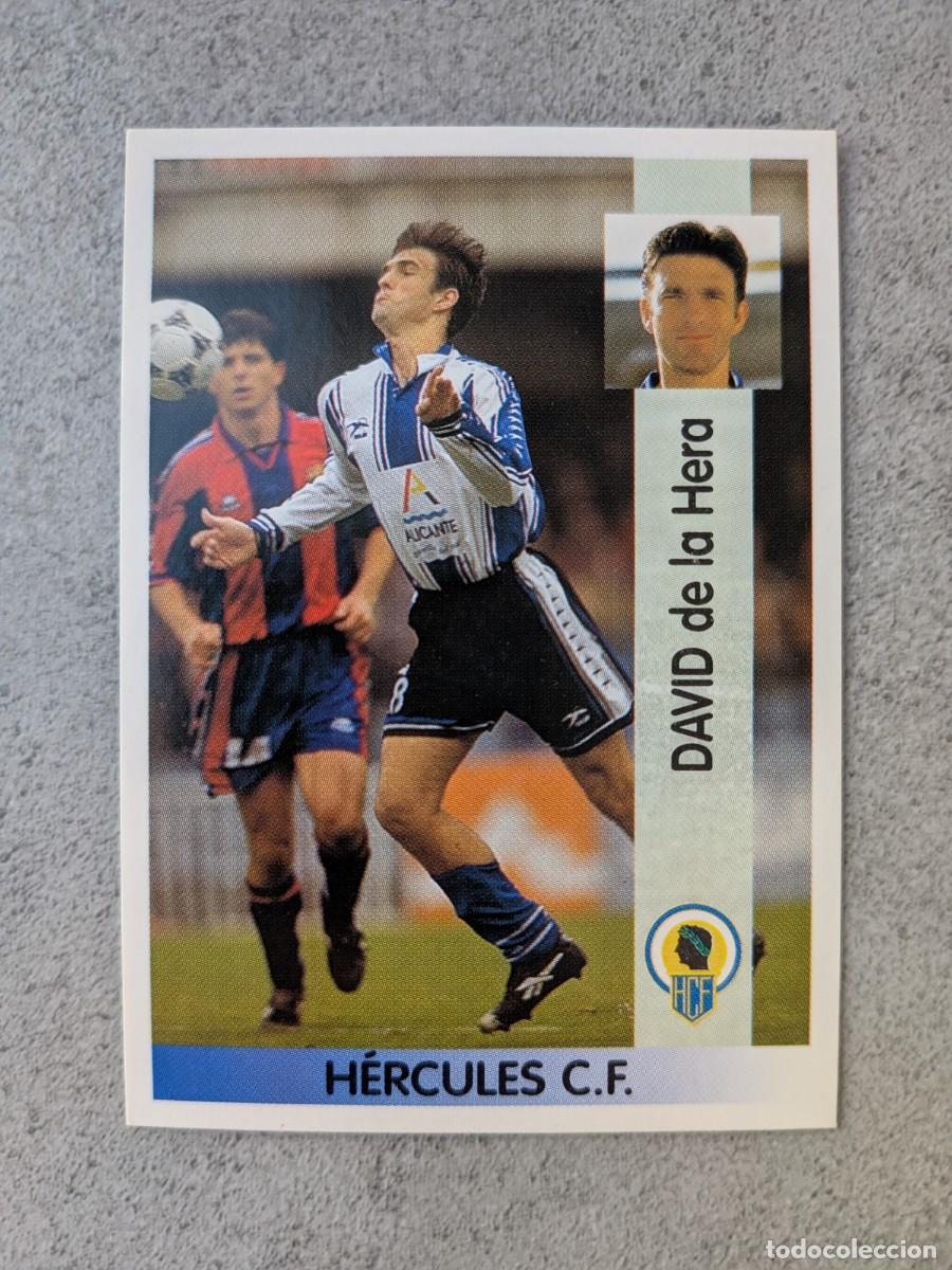 Cromos de f&uacute;tbol: Panini Liga 96/97 96 97 1996 1997 290 David de la Hera Hercules CF baja nuevo nunca pegado