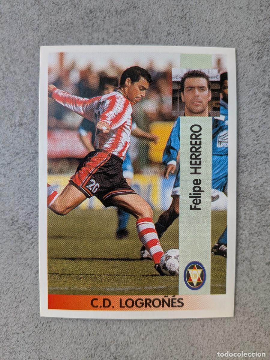 Cromos de f&uacute;tbol: Panini Liga 96/97 96 97 1996 1997 309 Felipe Herrero CD Logro&ntilde;es baja nuevo nunca pegado