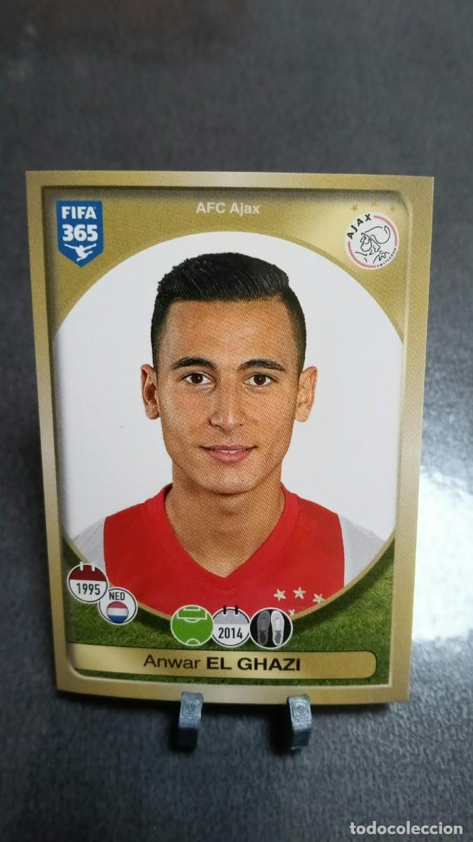 Cromos de f&uacute;tbol: El Ghazi 203 Ajax 2016 2017 Fifa 365 Sin Pegar