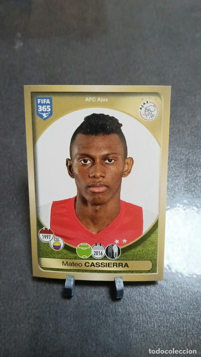 Cromos de f&uacute;tbol: Cassierra 202 Ajax 2016 2017 Fifa 365 Sin Pegar