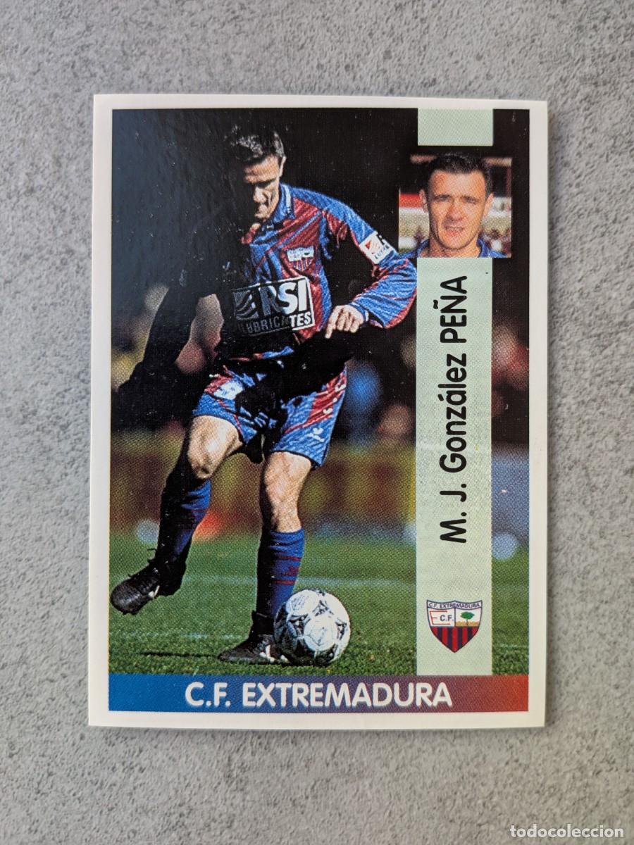 Cromos de f&uacute;tbol: Panini Liga 96/97 96 97 1996 1997 347 Manuel Jose Pe&ntilde;a CF Extremadura baja nuevo nunca pegado