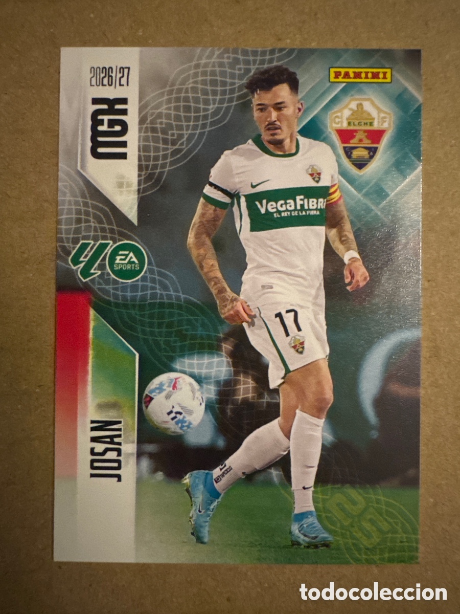 Cromos de f&uacute;tbol: # 157 Josan Elche Megacracks 26 27 2026 2027 2 Segunda 2a 2&ordf; Edici&oacute;n
