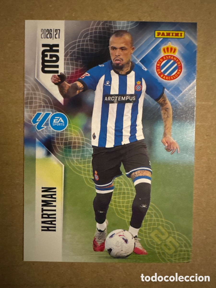 Cromos de f&uacute;tbol: # 171 Hartman Espanyol Megacracks 26 27 2026 2027 2 Segunda 2a 2&ordf; Edici&oacute;n
